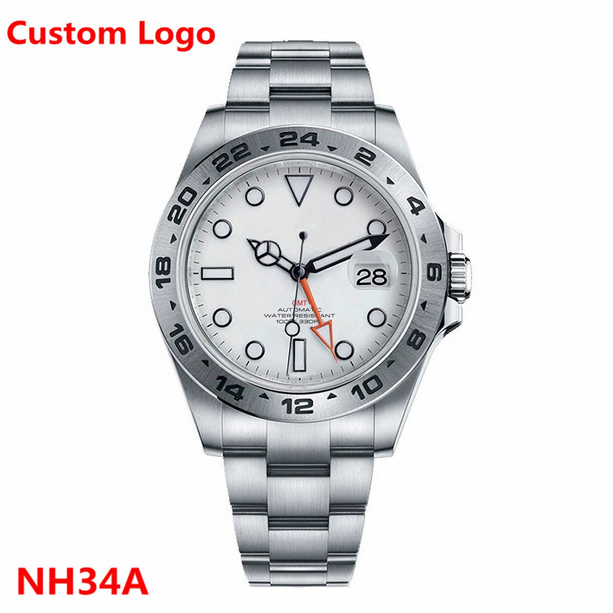 Stainless Bracelet Diver - Benutzerdefinierte Luxus 39mm NH34 Automatische Mechanische