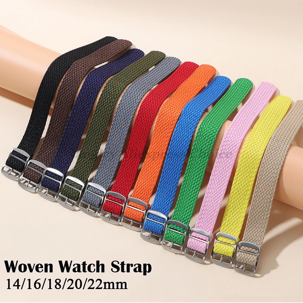 Perlon Strap Woven - 14mm 16mm 18mm 20mm 22mm Stoff