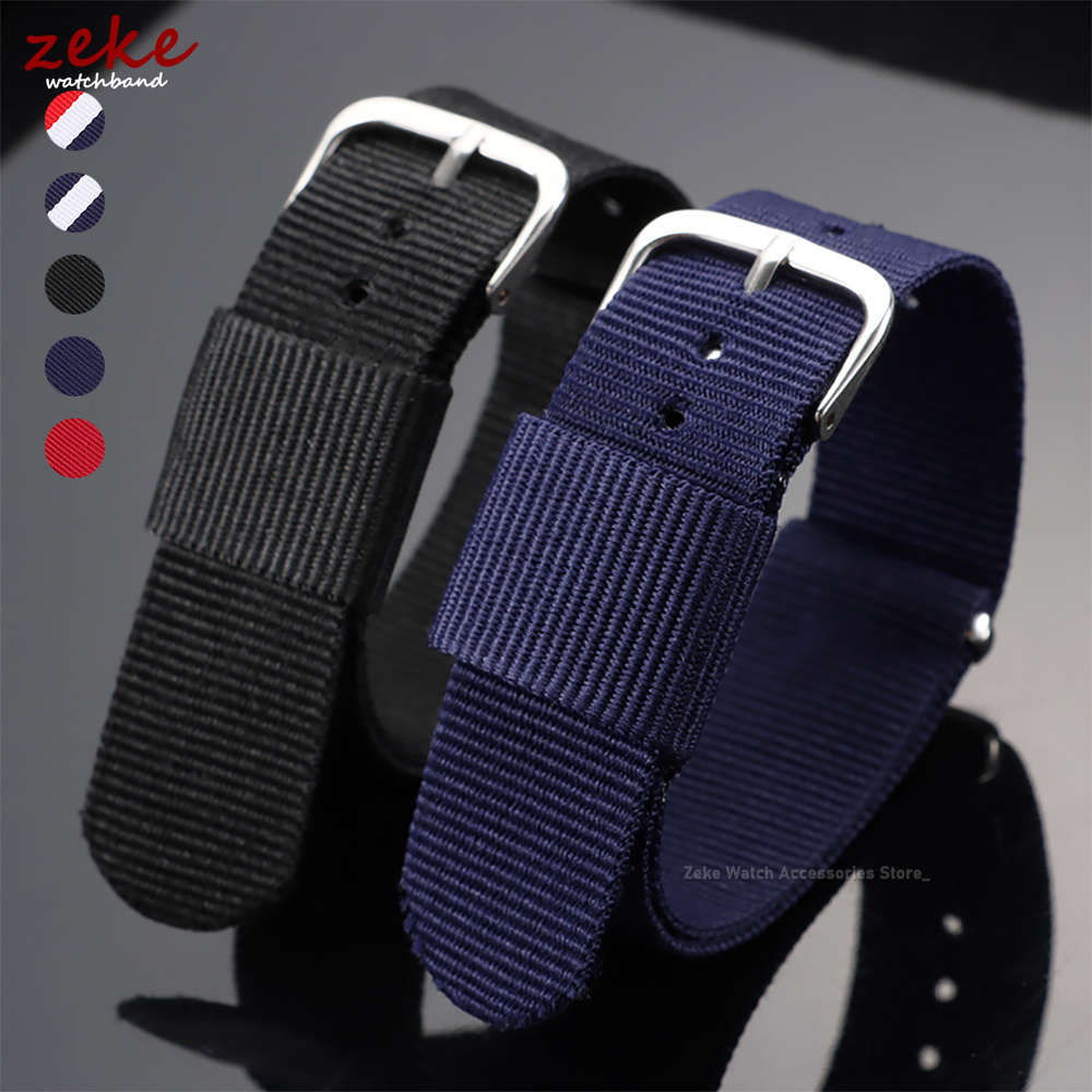 Suede Strap Watch - 16 mm 18 mm 20 mm