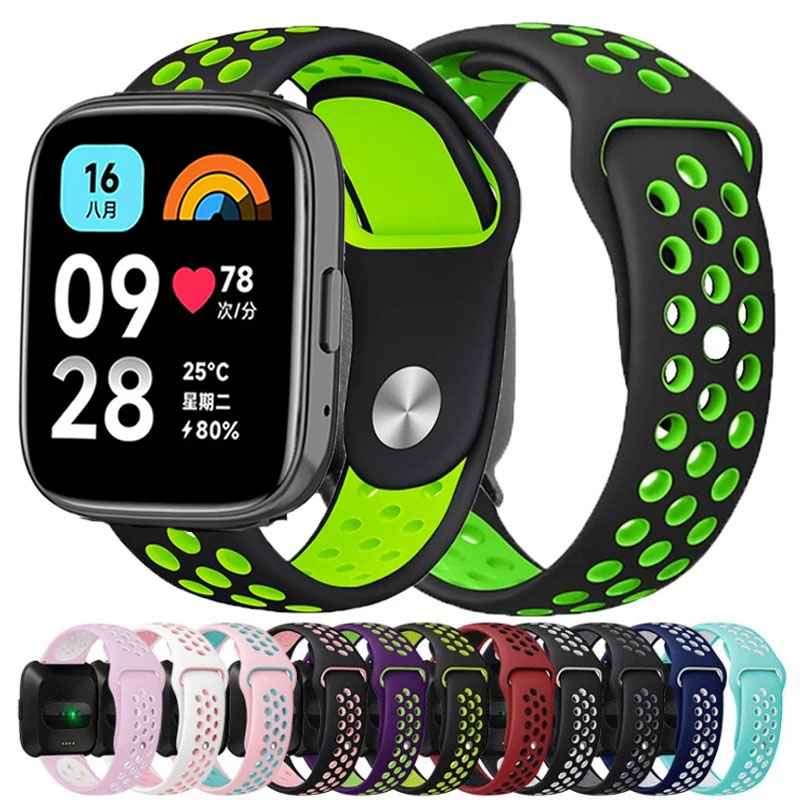 Silicone Watch Band 22Mm - 22 MM Lüften Bunte Silikon Strap