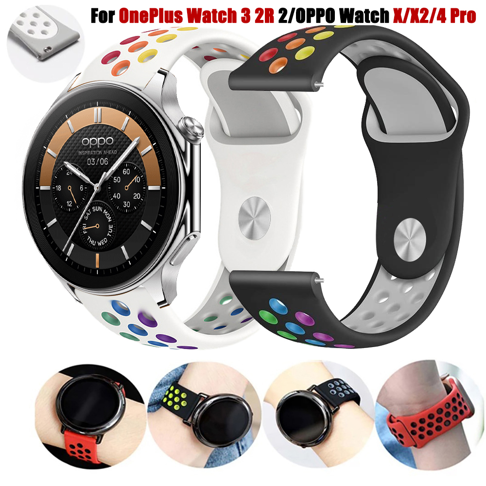 Silicone Watch Band 22Mm - Silikon-Ersatzarmband für OnePlus Watch 3 2R
