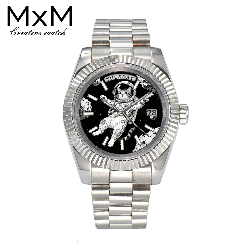 Stainless Bracelet Diver - Kreative Herrenuhr 40 mm/36 mm Miyota