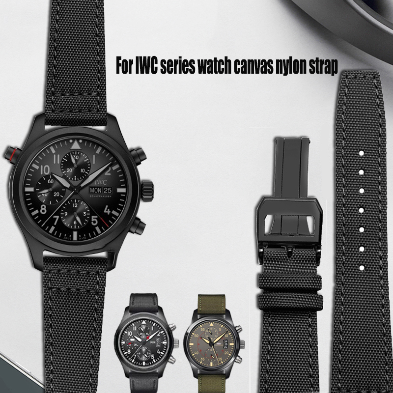 Canvas Strap Watch - Nylon Canvas Armband für IWC PILOT