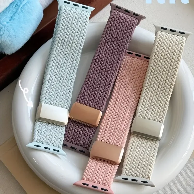 Milanese Loop Magnetic - Nylon geflochtenes Schlaufenarmband für Apple Watch
