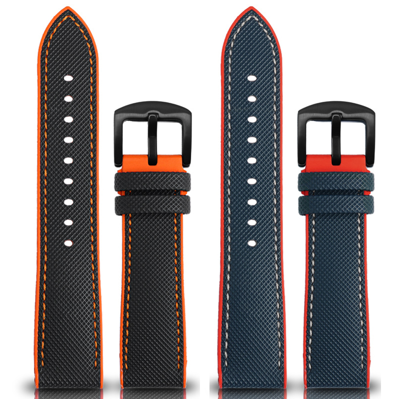 Canvas Strap Watch - 20 mm 22 mm Armband Nylon