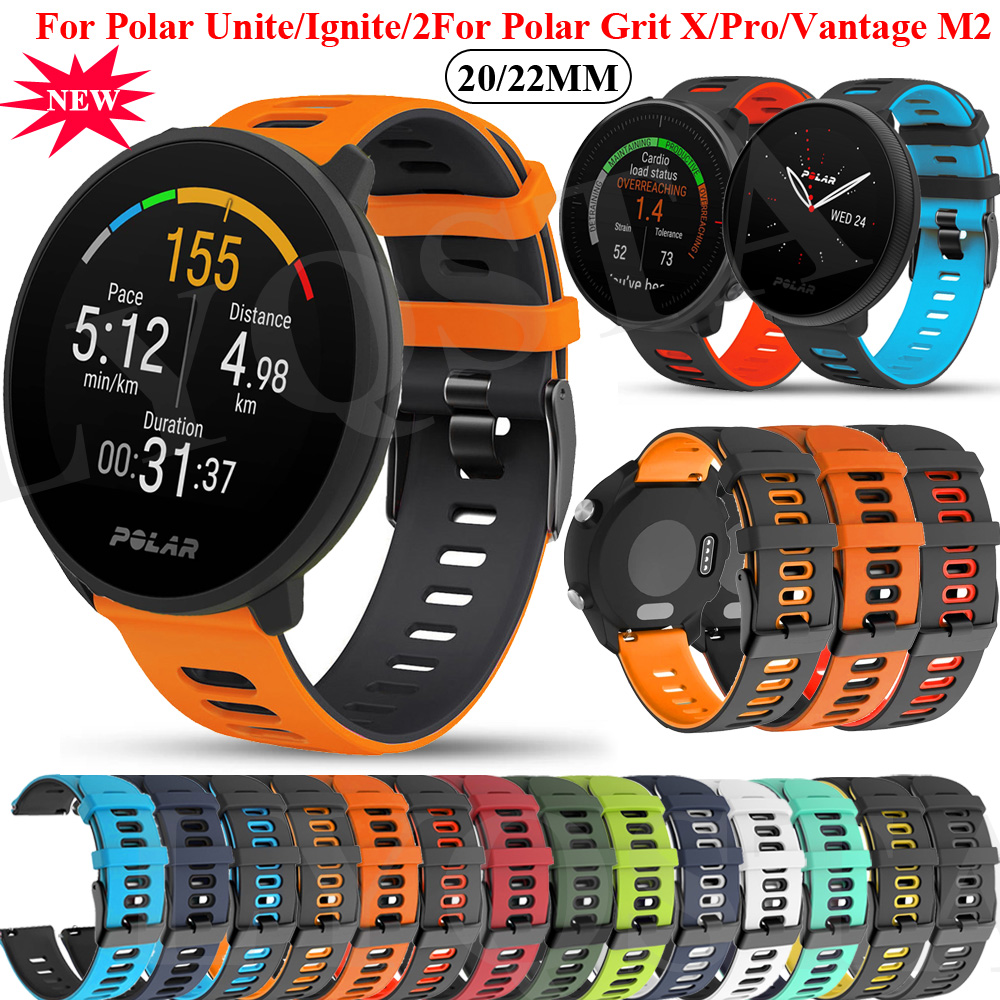 Silicone Watch Band 22Mm - 20 22mm Handgelenk Riemen Band Für