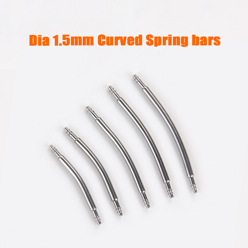 Curved Spring Bar - 1,5mm Gebogen Frühling Bars Gebogene Uhr