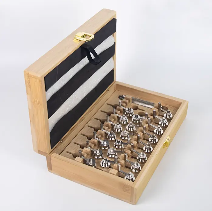 Spring Bar Tool Set - Hochwertiges Uhrenreparatur-Werkzeugset 30-teilig 3135/4130/NH35 Federaufzugsmaschine Kräuselstab