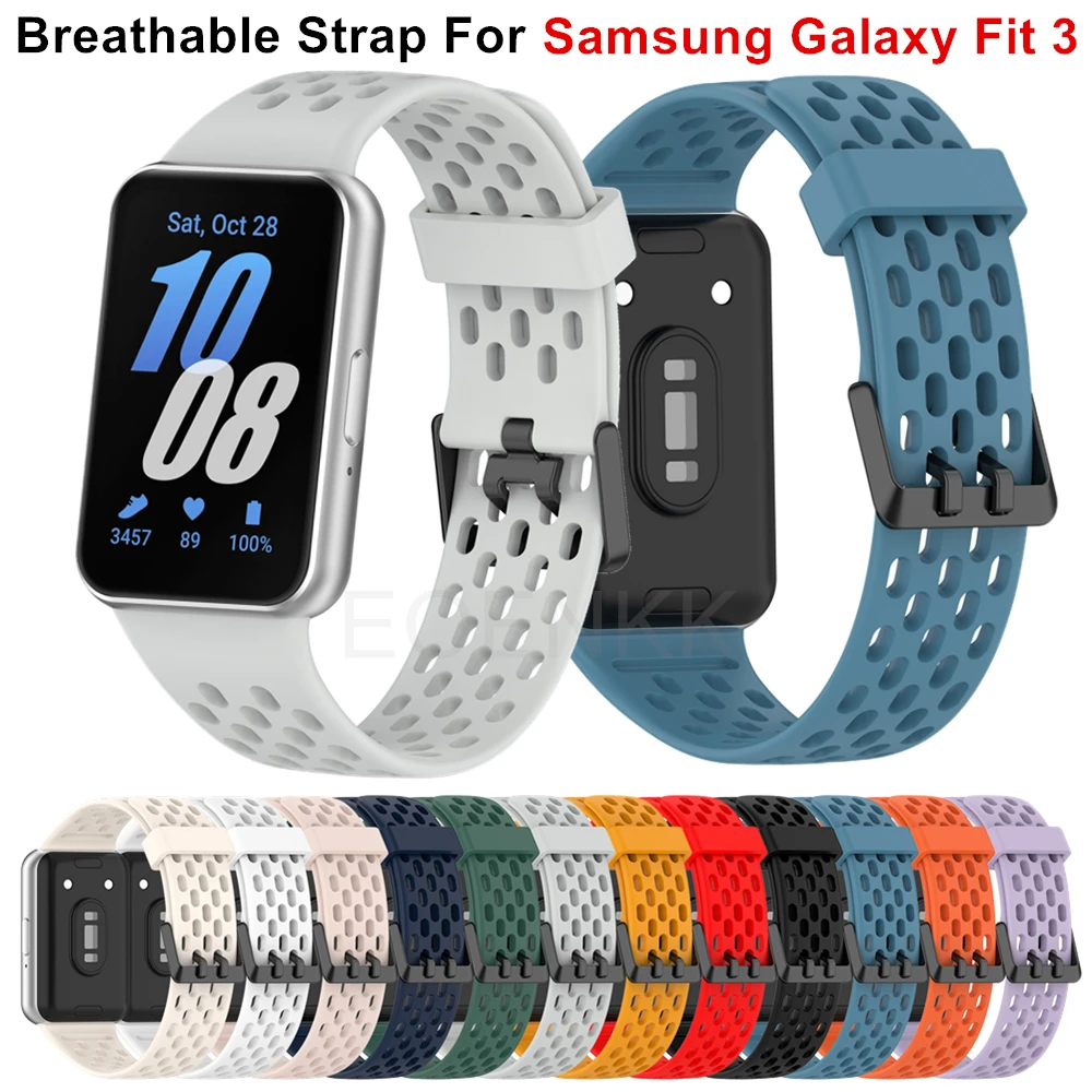 Silicone Band Women - Atmungsaktives Armband für Samsung Galaxy Fit