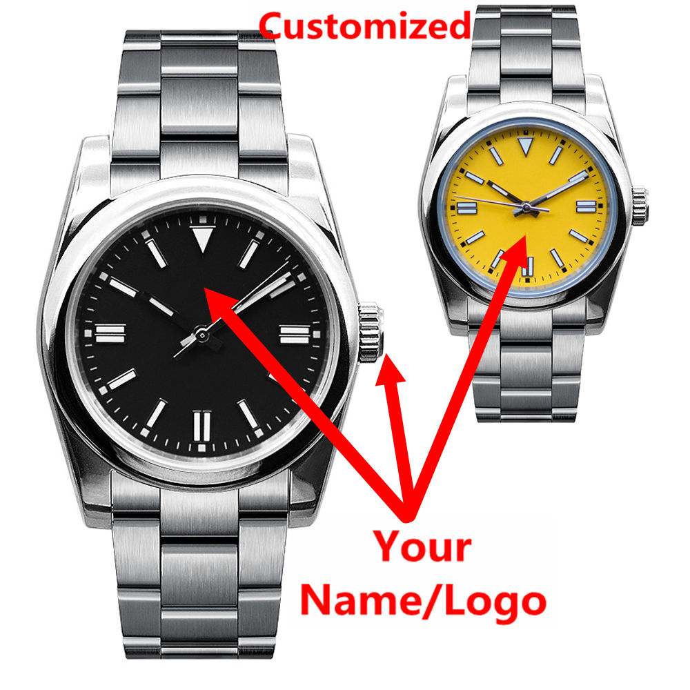 Stainless Bracelet Diver - Herrenuhr mit individuellem Logo, Saphirglas, luxuriöse