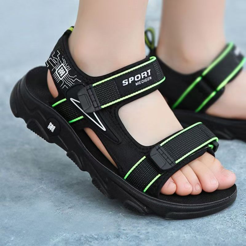 Sport Loop Velcro - Neue Sommer-Strandsandalen für Jungen mit Klettverschluss,