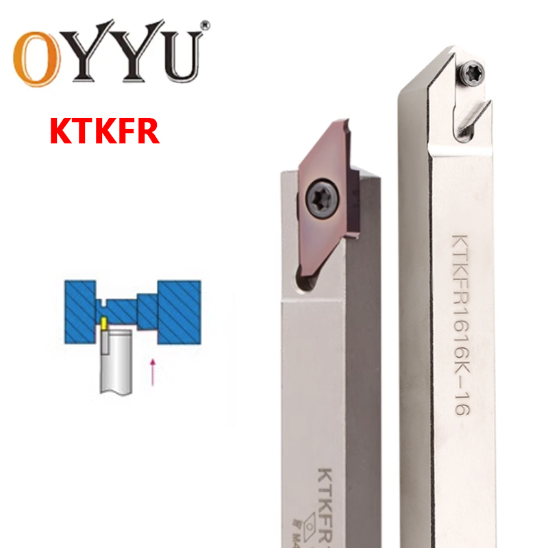 Spring Bar Tool Set - LIHAOPING KTKFR Externer Nutfräser CNC-Werkzeughalter KTKFR1212JX