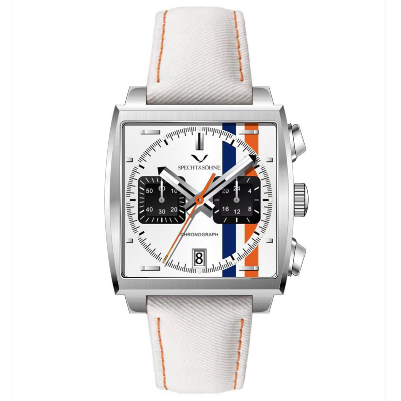 Leather Watch Band Men - Specht&Sohne Neuheiten Japan VK64 Chronograph Herren