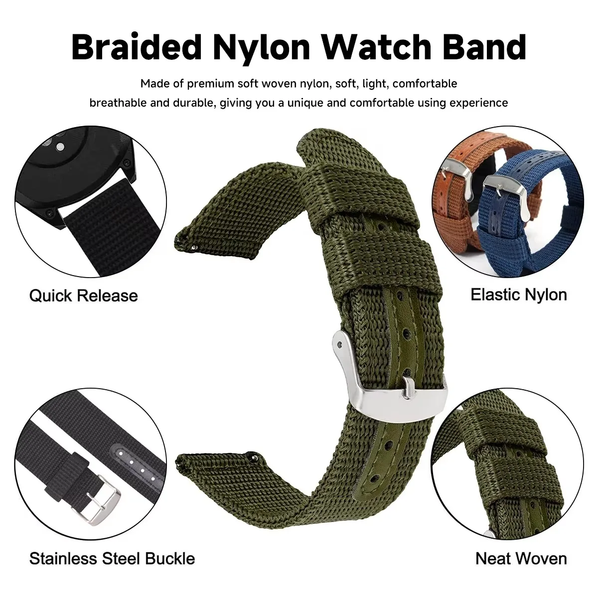 Hochwertiges Nylon-Canvas-Uhre – Canvas Strap Watch Bewertung und Preis