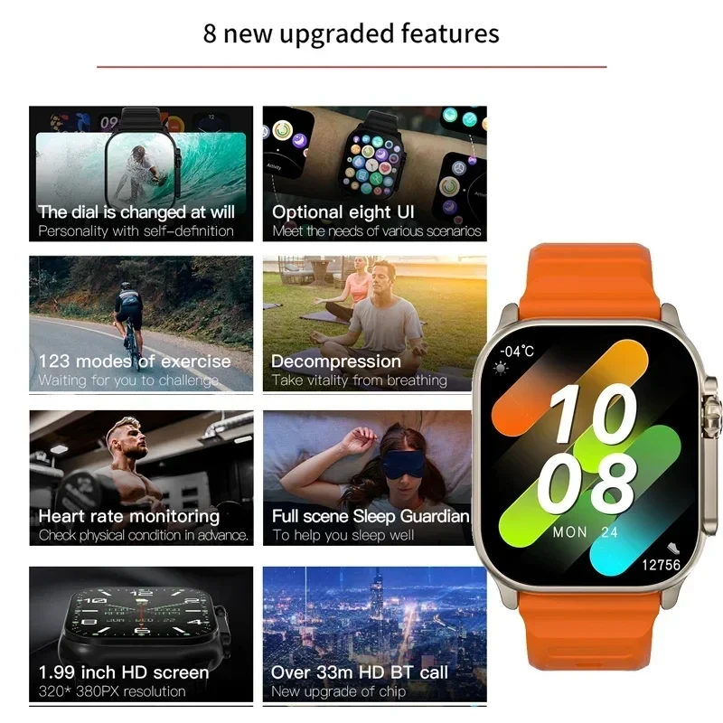 Neue Smartwatch T10 Ultra 49mm – Silicone Band Women Bewertung und Preis