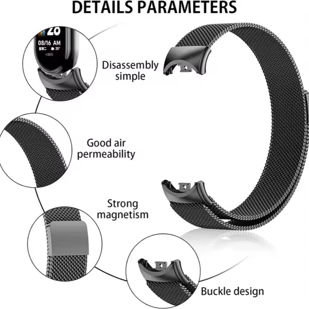 Milanese Loop Strap für Xiaomi – Milanese Loop Magnetic Bewertung und Preis