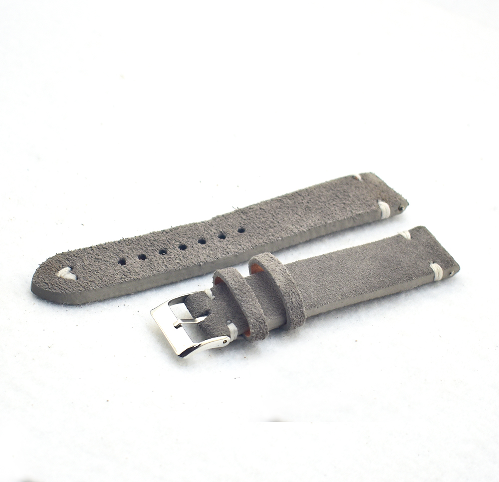 Uhrenarmbänder Retro Echtes Le – Suede Strap Watch Bewertung und Preis