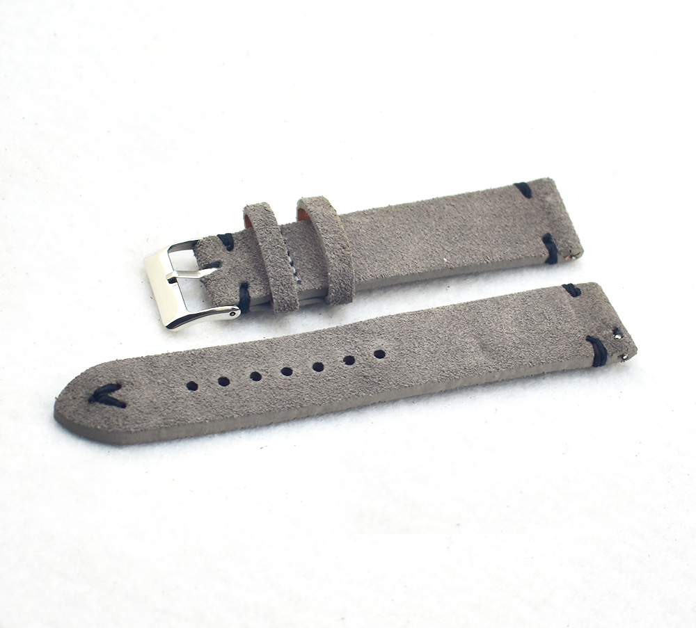 Uhrenarmbänder Retro Echtes Le – Suede Strap Watch Bewertung und Preis
