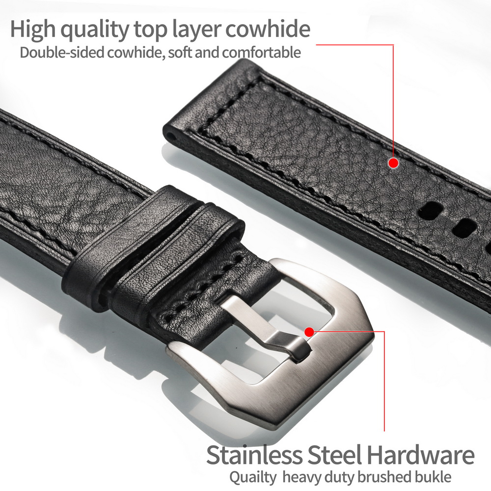 HEMSUT Uhrenarmband aus Rindsl – Leather Strap Quick Release Bewertung und Preis
