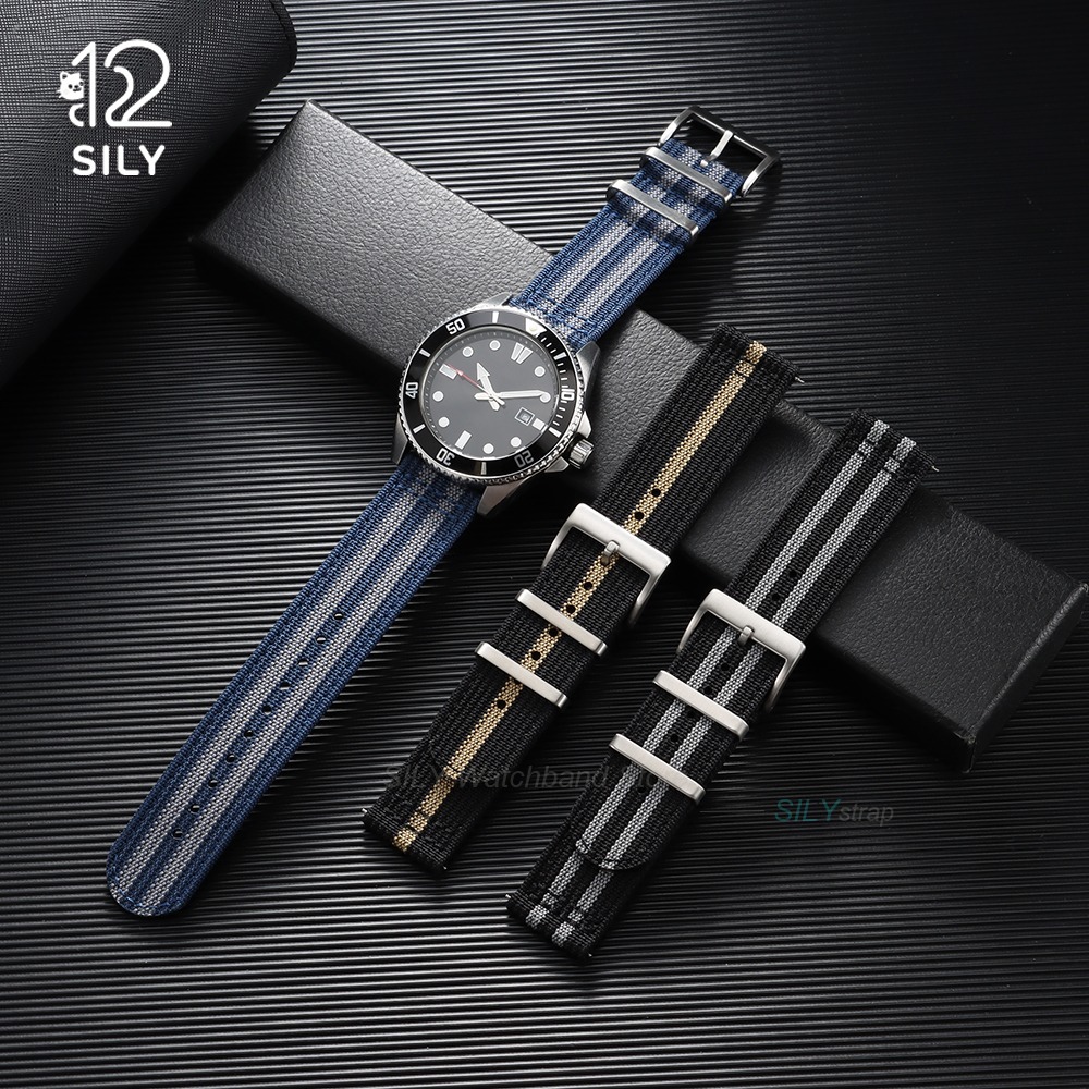 20/22mm Gewebtes Canvas-Stoff- – Canvas Strap Watch Bewertung und Preis