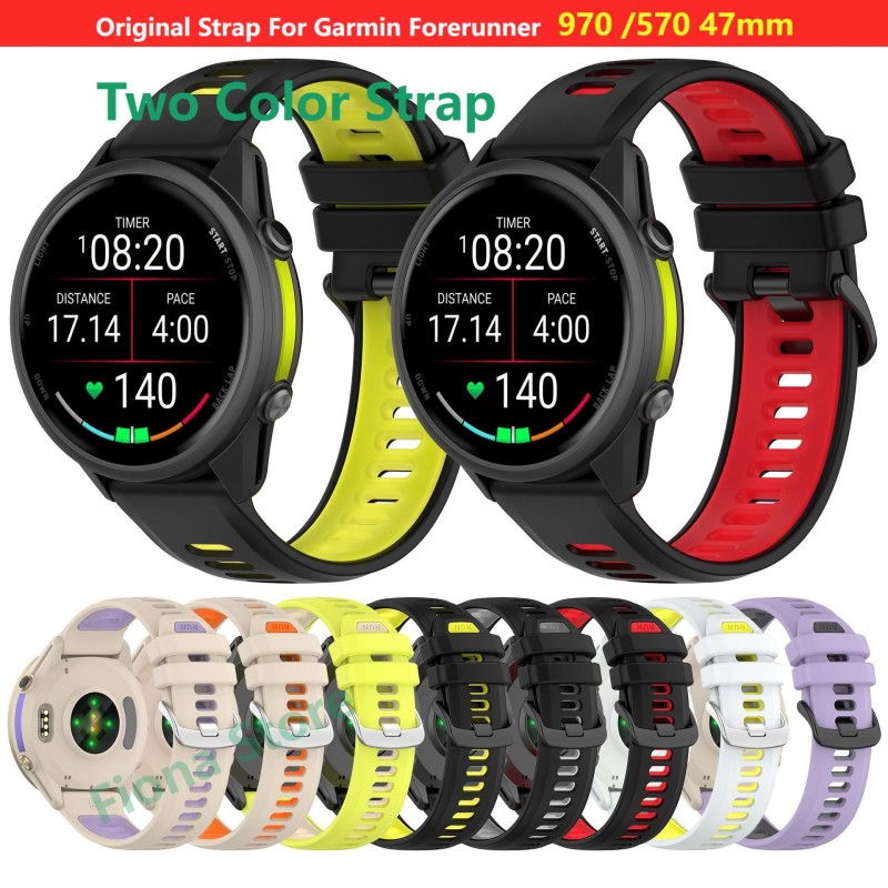 22 mm zweifarbiges Armband für – Silicone Watch Band 22Mm Bewertung und Preis