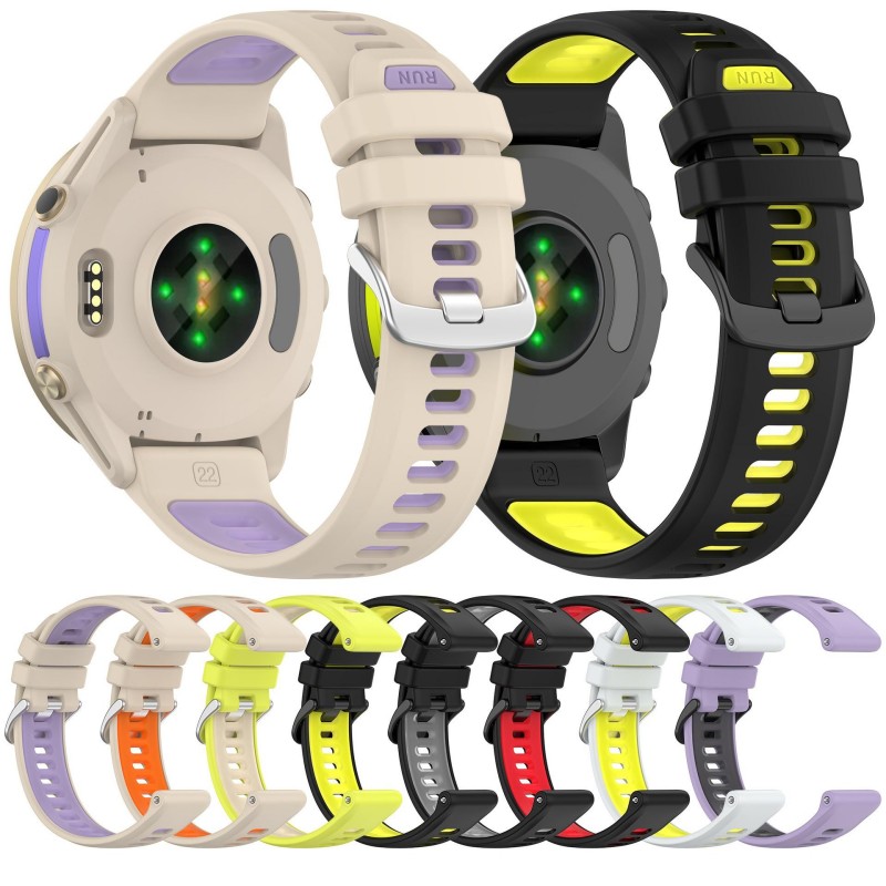 22 mm zweifarbiges Armband für – Silicone Watch Band 22Mm Bewertung und Preis