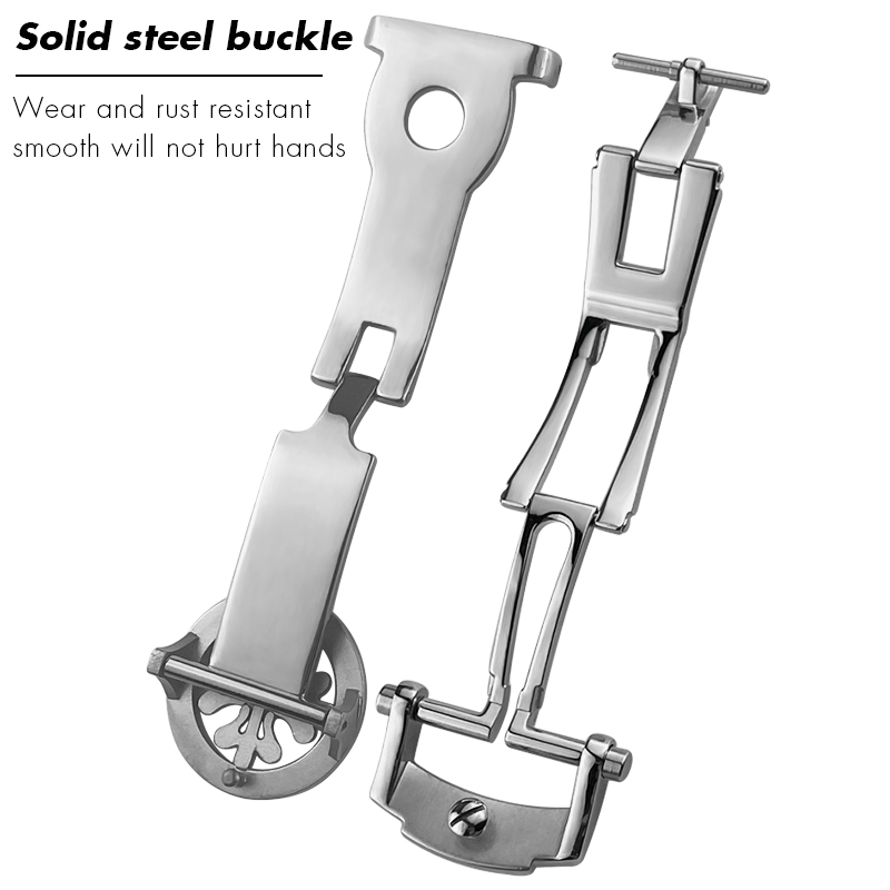 18mm 20mm Faltschließe mit Sch – Butterfly Clasp Deployant Bewertung und Preis
