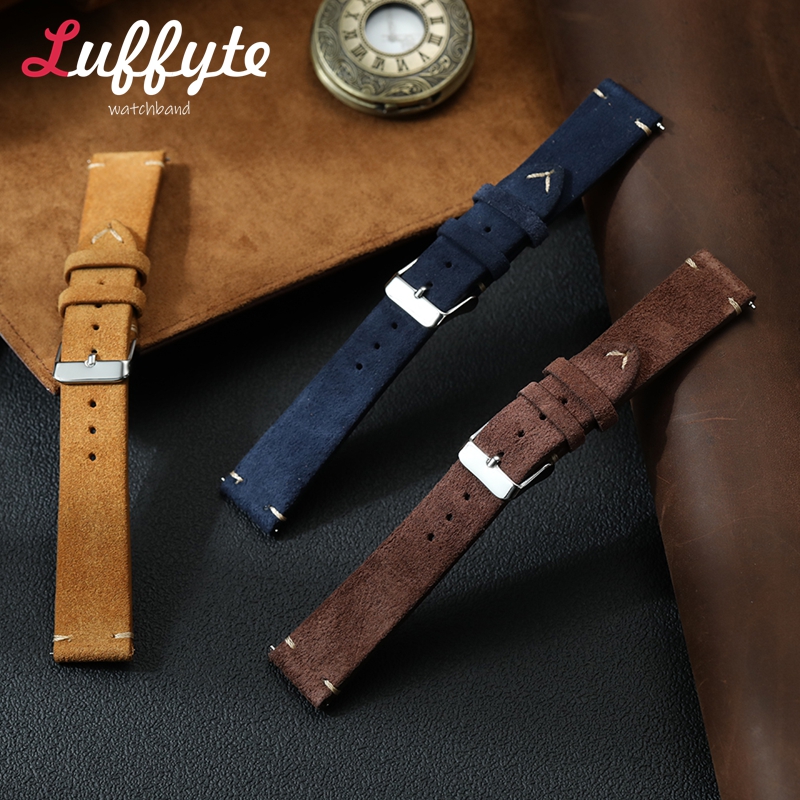 Vintage Wildleder Leder Uhrena – Suede Strap Watch Bewertung und Preis
