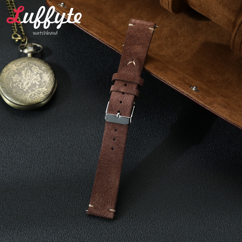 Vintage Wildleder Leder Uhrena – Suede Strap Watch Bewertung und Preis