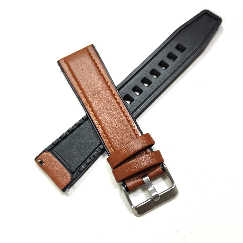 22 mm Leder-Silikonarmband für – Silicone Watch Band 22Mm Bewertung und Preis