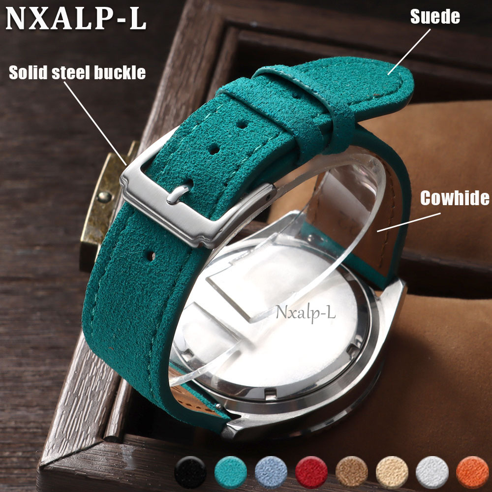 Langlebiges Wildleder-Rindsled – Suede Strap Watch Bewertung und Preis