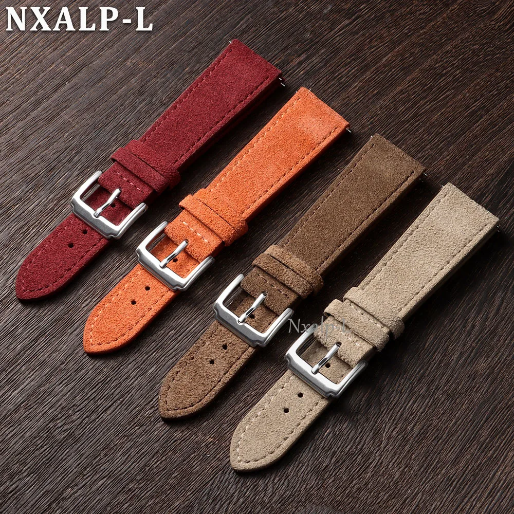 Langlebiges Wildleder-Rindsled – Suede Strap Watch Bewertung und Preis