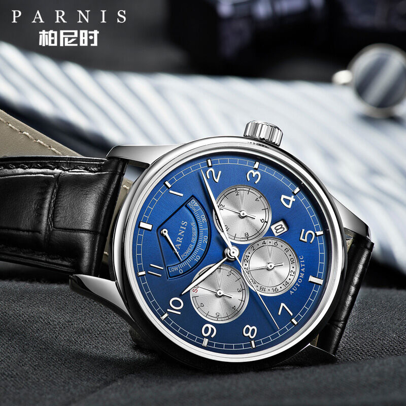 Parnis Pilot II Seriers Leucht – Leather Watch Band Men Bewertung und Preis