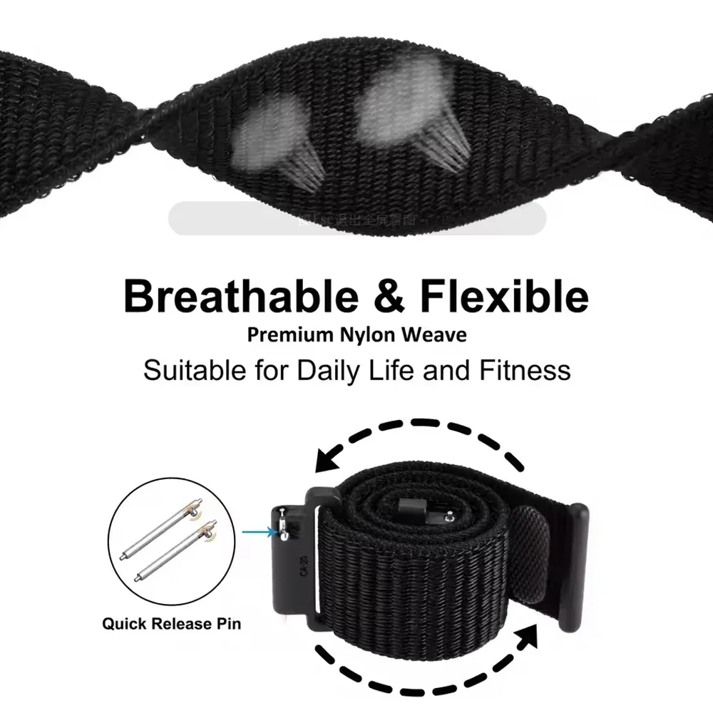 20 22mm Geflochtenes Armband f – Sport Loop Velcro Bewertung und Preis