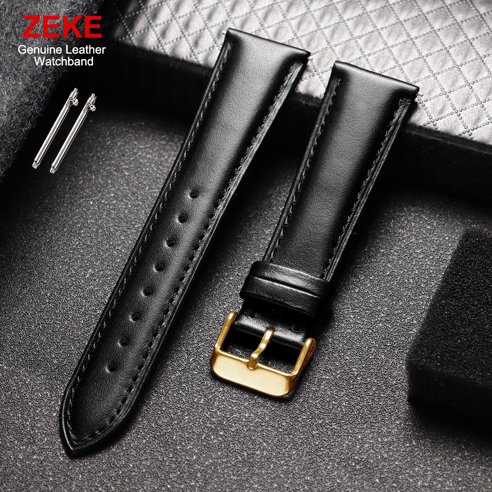 Echtes Leder-Armbanduhrarmband – Leather Strap Quick Release Bewertung und Preis