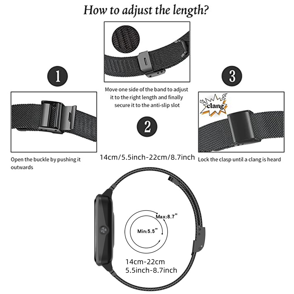 Metallbänder für Honor Watch 5 – Mesh Strap Metal Bewertung und Preis