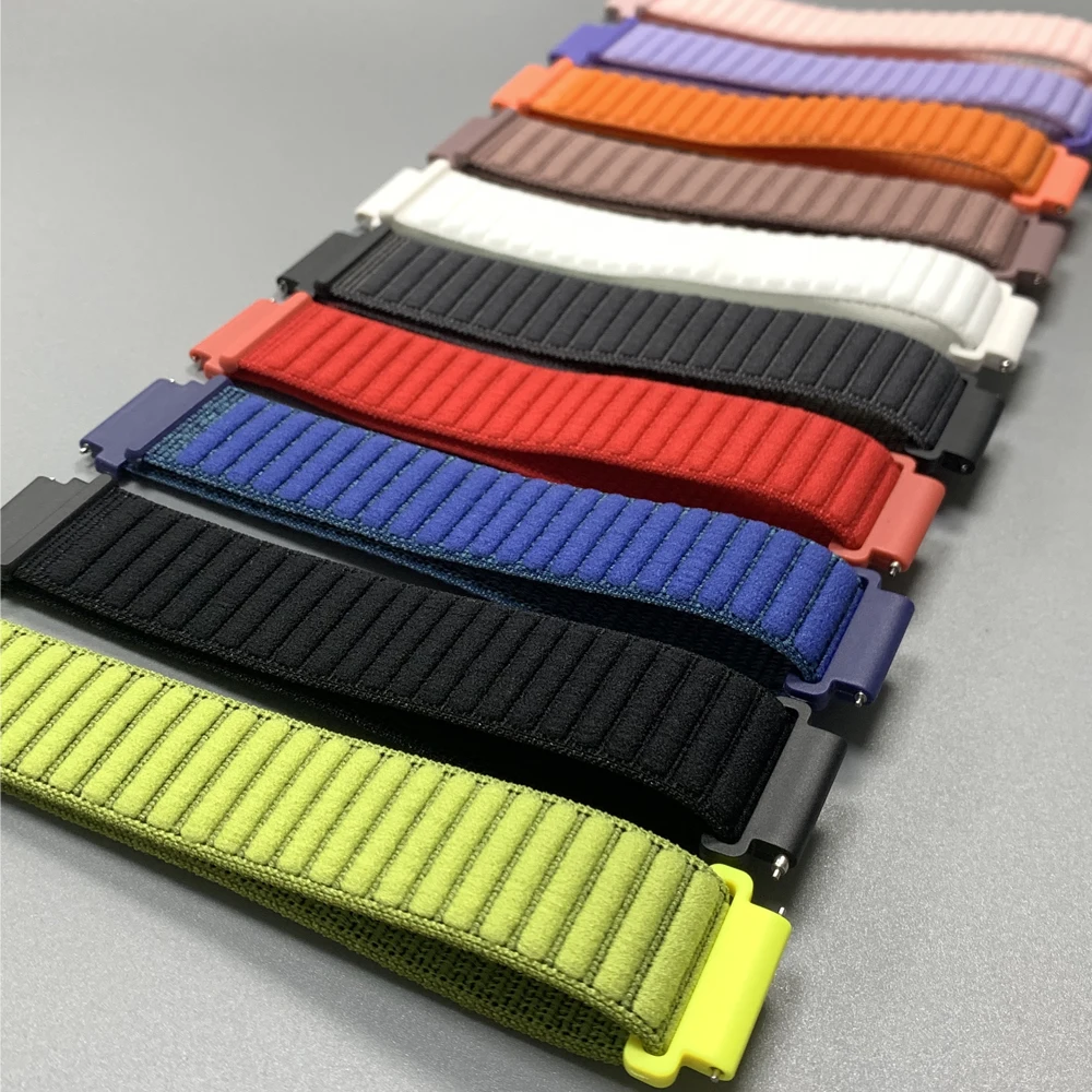 20 mm 22 mm Nylon-Sportarmband – Sport Loop Velcro Bewertung und Preis