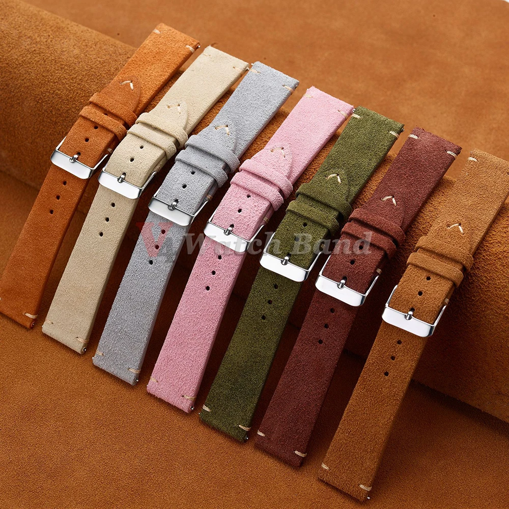 14mm 16mm 18mm Armband Schnell – Suede Strap Watch Bewertung und Preis