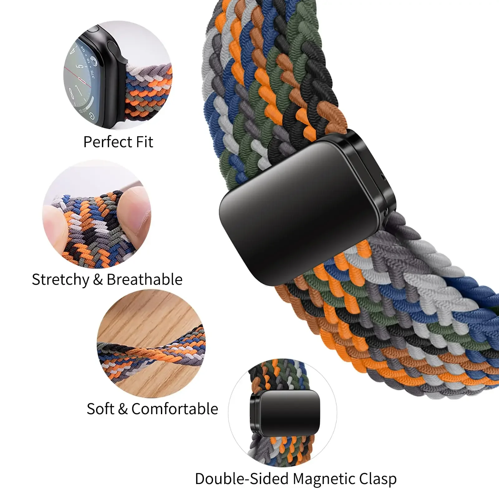 Nylon geflochtenes Schlaufenar – Milanese Loop Magnetic Bewertung und Preis