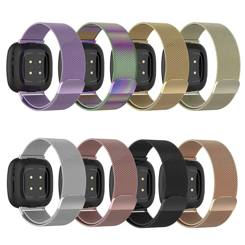 Milan-Armband für Fitbit Versa – Milanese Loop Magnetic Bewertung und Preis