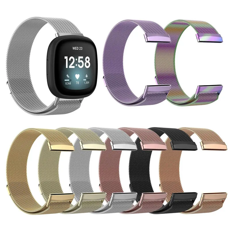 Milan-Armband für Fitbit Versa – Milanese Loop Magnetic Bewertung und Preis
