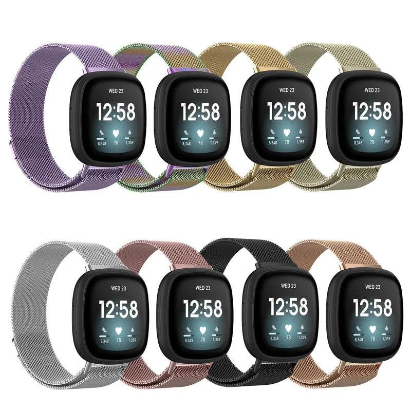 Milan-Armband für Fitbit Versa – Milanese Loop Magnetic Bewertung und Preis