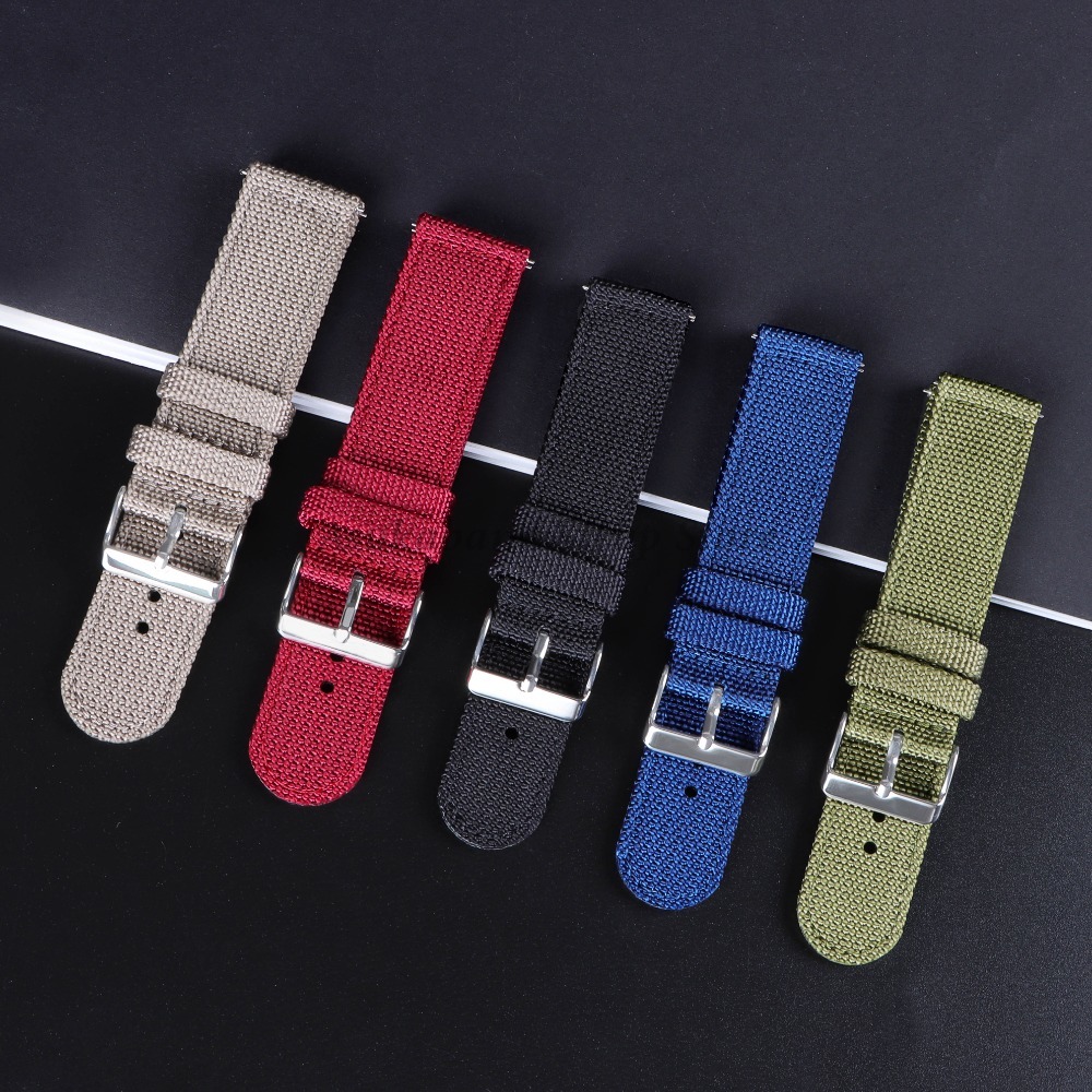 18 20 22 24 mm Nylon-Canvas-Ar – Nato Strap Nylon Bewertung und Preis