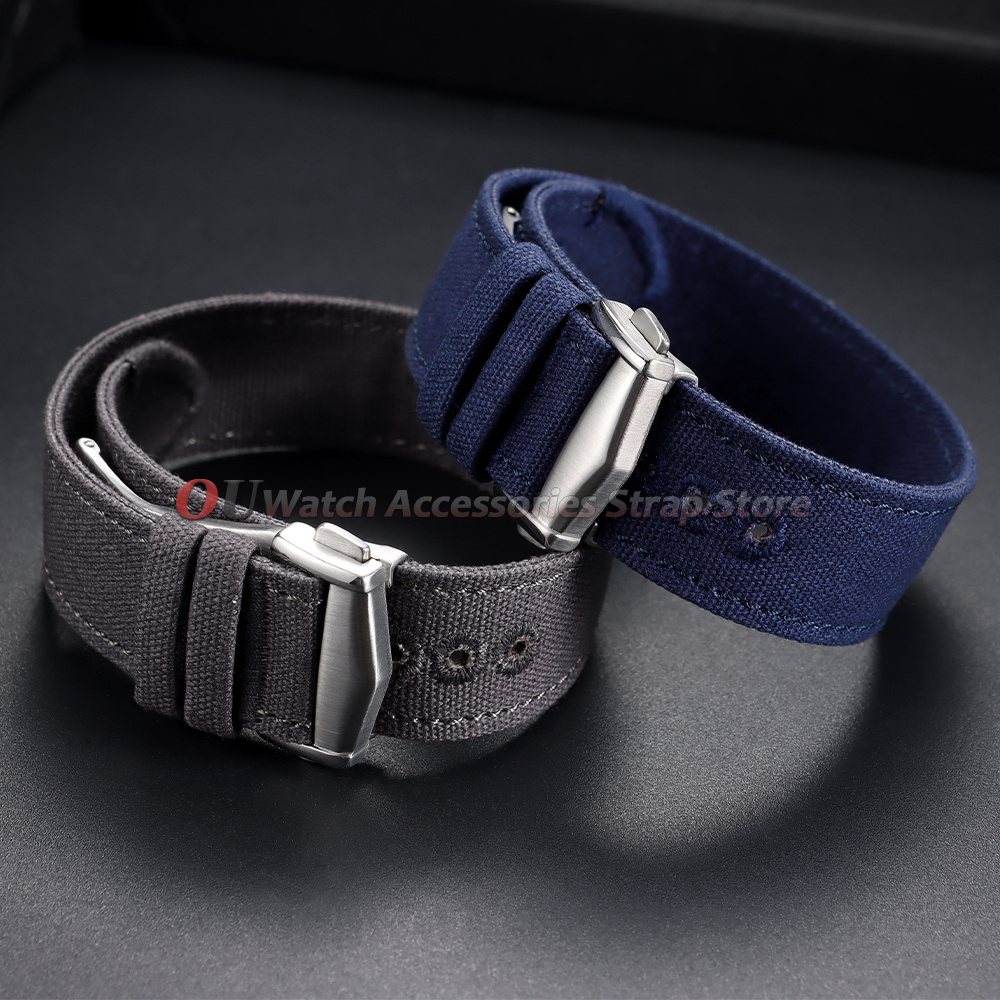 Geripptes Nylon-Uhrenarmband,  – Canvas Strap Watch Bewertung und Preis