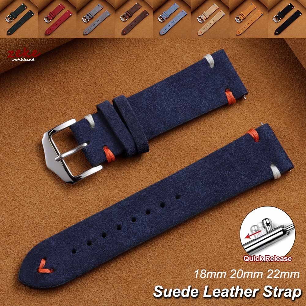 Vintage Wildleder-Uhrenarmband – Suede Strap Watch Bewertung und Preis