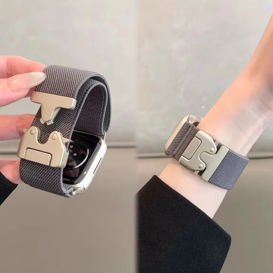 Fallschirmarmband für Apple Wa – Parachute Strap Elastic Bewertung und Preis