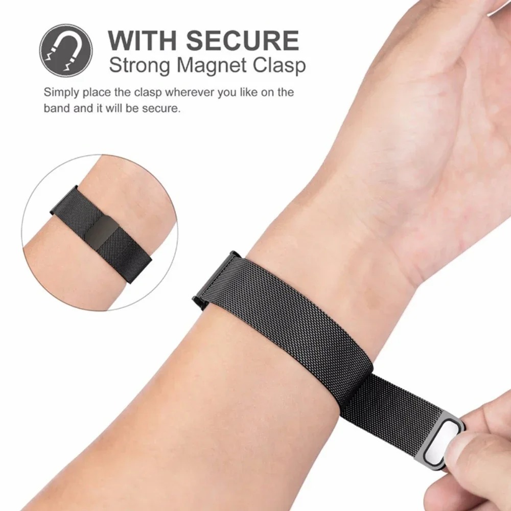 20mm 22mm Milanese Loop Armban – Milanese Loop Magnetic Bewertung und Preis