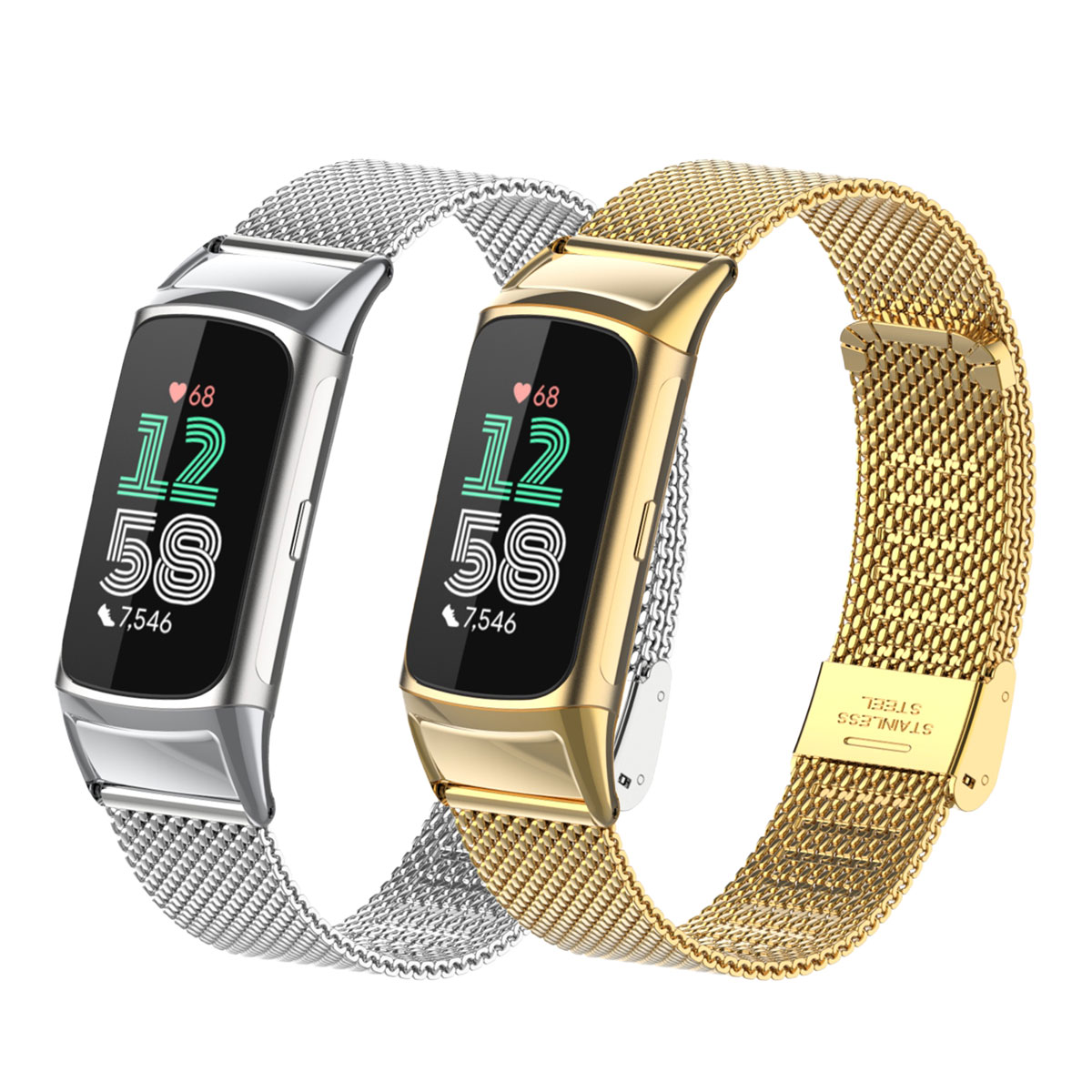Geeignet für Fitbit Charge 5/6 – Mesh Strap Metal Bewertung und Preis