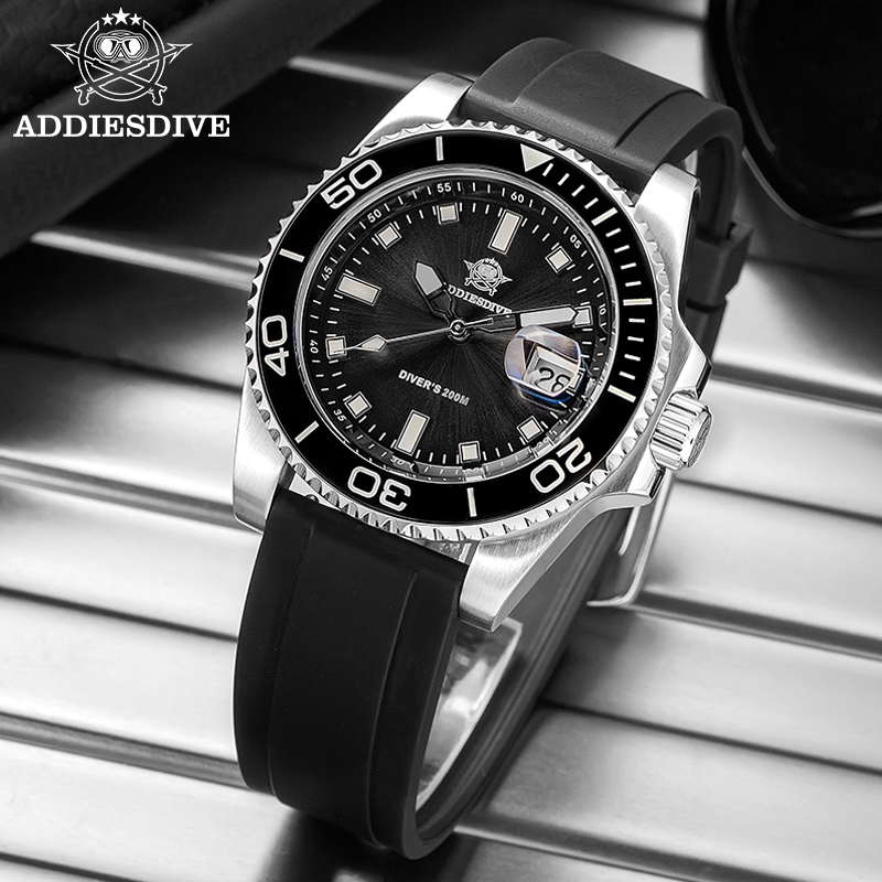 ADDIESDIVE 2115 Quarz-Taucheru – Rubber Strap Diver Bewertung und Preis