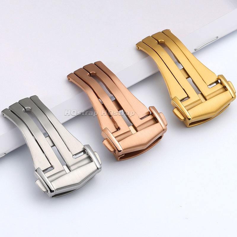 Edelstahl-Uhrenschließe 18mm 2 – Butterfly Clasp Deployant Bewertung und Preis